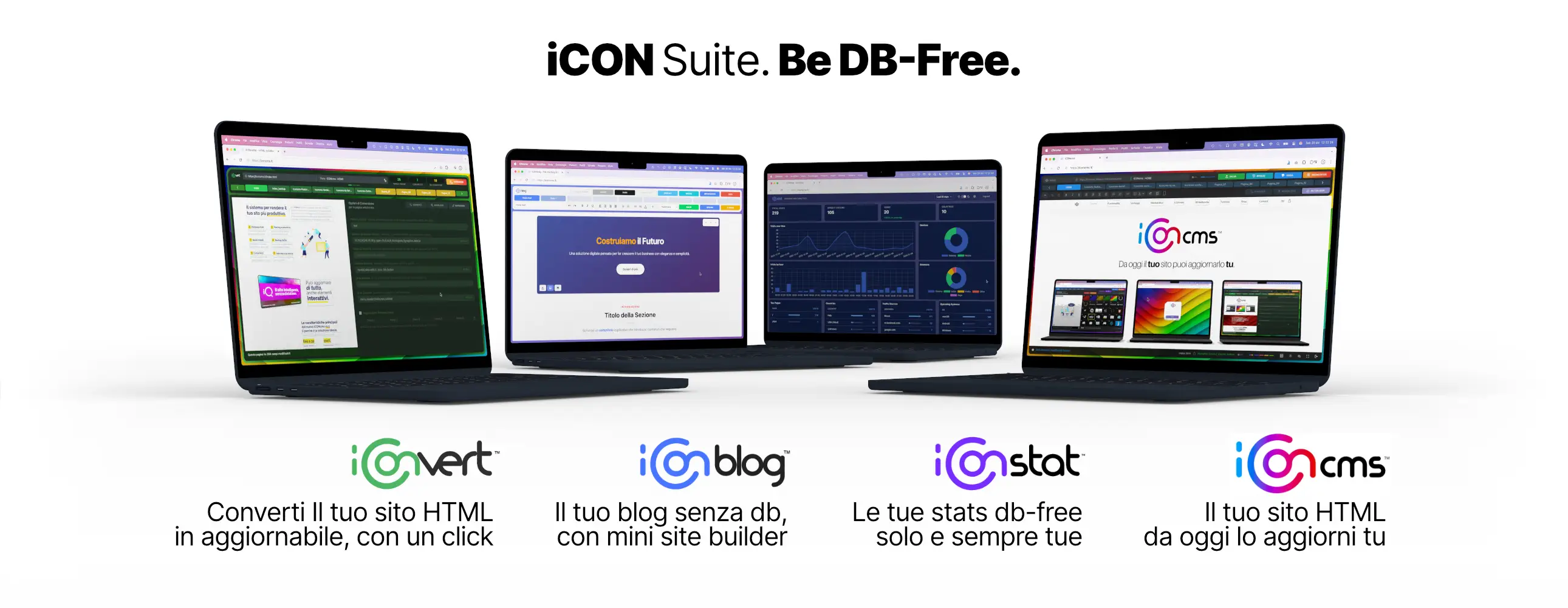 Suite iCON - Senza database, senza stress
